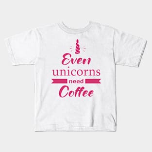 Coffee Quotes Kids T-Shirt